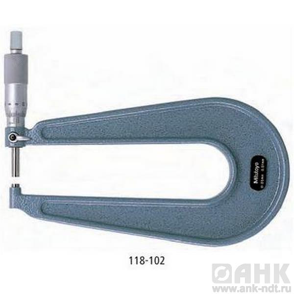 Микрометр 118-102 нониусный для измерения листового металла