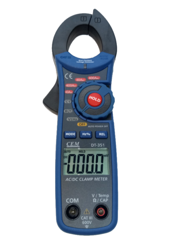 Поверка токовых клещей DT-351