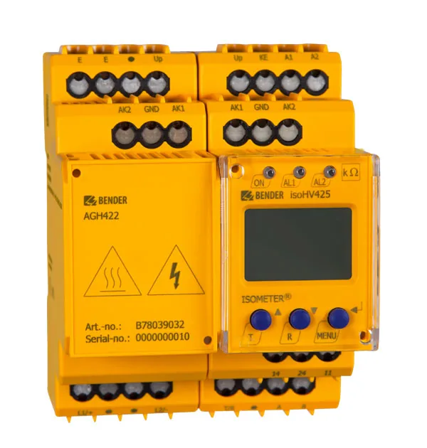 Устройство контроля сопротивления изоляции Bender ISOMETER isoHV425-D4-4 + AGH422