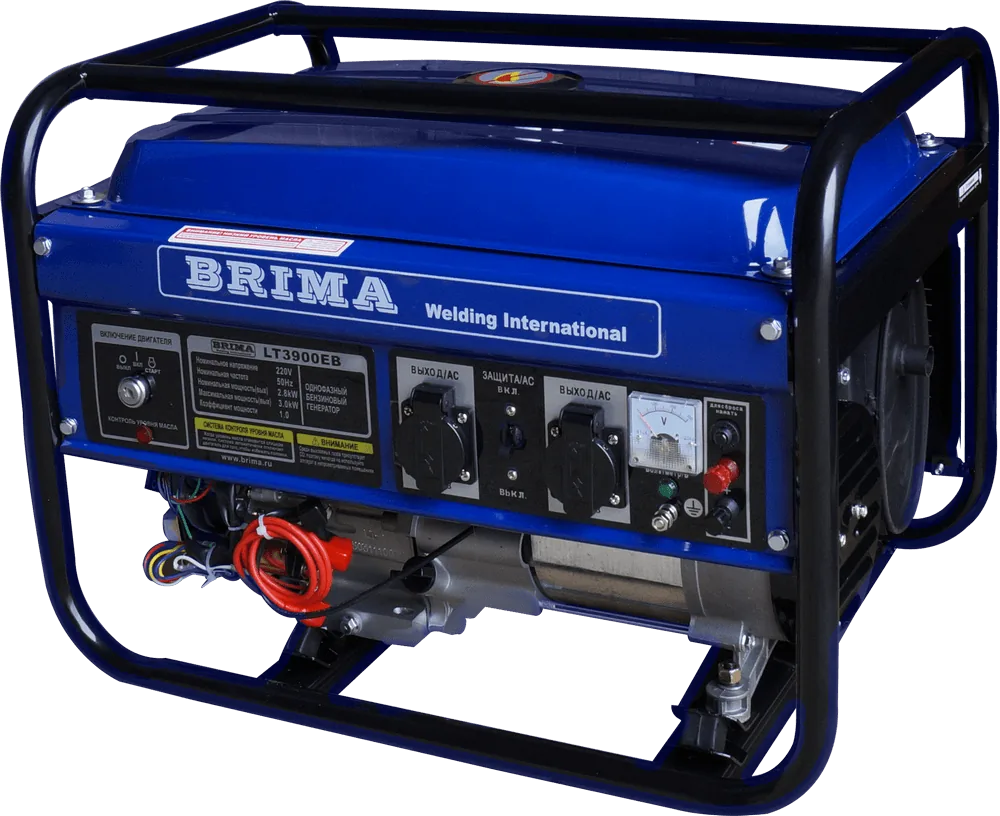Бензиновый электрогенератор BRIMA LT 3900BE