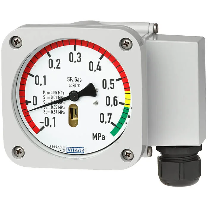 Монитор плотности газа с эталонной камерой WIKA GDM-RC-100