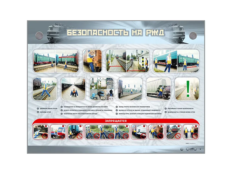 Стенд Зарница безопасность на РЖД
