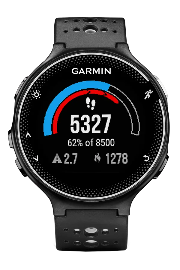 Смарт-часы Garmin Forerunner 230 HRM чёрно-белые