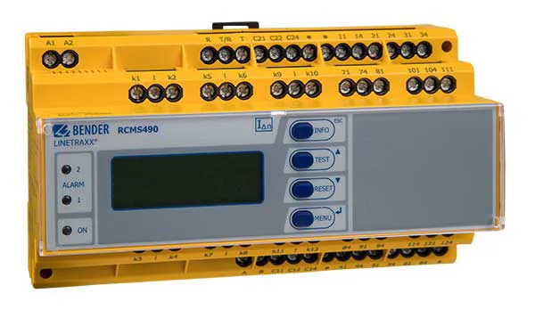 Система пофидерного контроля дифференциальных токов Bender LINETRAXX RCMS490-D-1