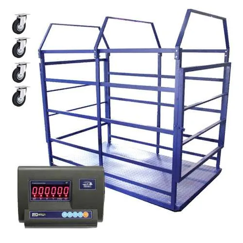 Весы МИДЛ МП 300 ВЕДА Ф-1 (50/100; 1500х650) "Живой вес М 12"