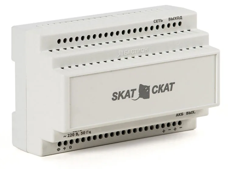 Источник бесперебойного питания Бастион SKAT-12-6.0 DIN (СКАТ ИБП-12/6-DIN)