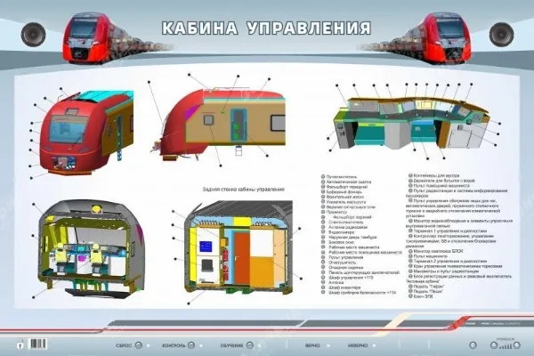 Стенд Зарница кабина управления