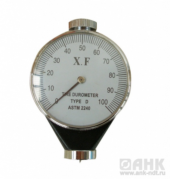 X.F. твердомер (дюрометр) Шора тип D с аналоговым индикатором